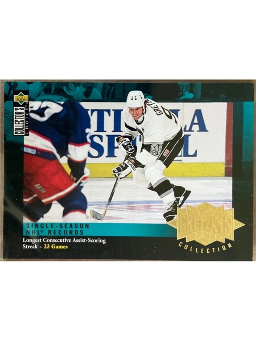 Wayne Gretzky 1995-96 Upper Deck Edmonton Oilers Hockey Card